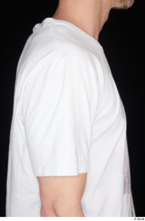 Lutro casual dressed shoulder upper body white t shirt 0002.jpg